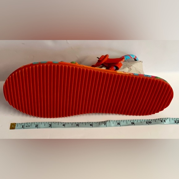 NWT-New with Box Farm Rio Tropical Tube Strap Fisherman Sandals.Size 10 - Picture 11 of 11